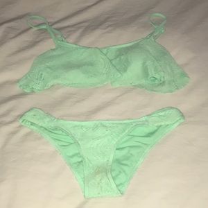 Two piece bathing suit